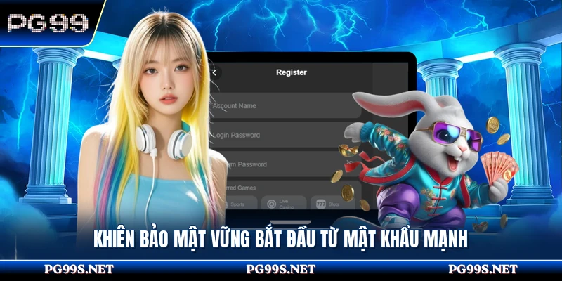Khiên bảo mật vững bắt đầu từ mật khẩu mạnh 