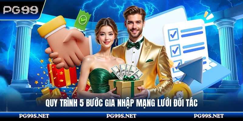 Quy trình 5 bước gia nhập mạng lưới đối tác 